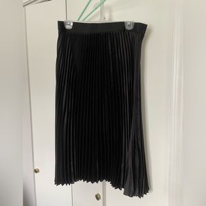 Black Satin Skirt